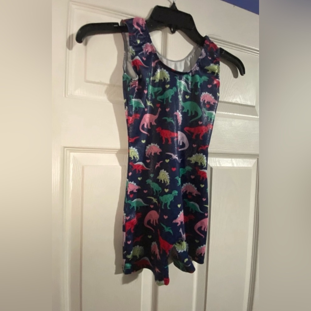 Romper in gymnastics one piece fits a size 5/6.